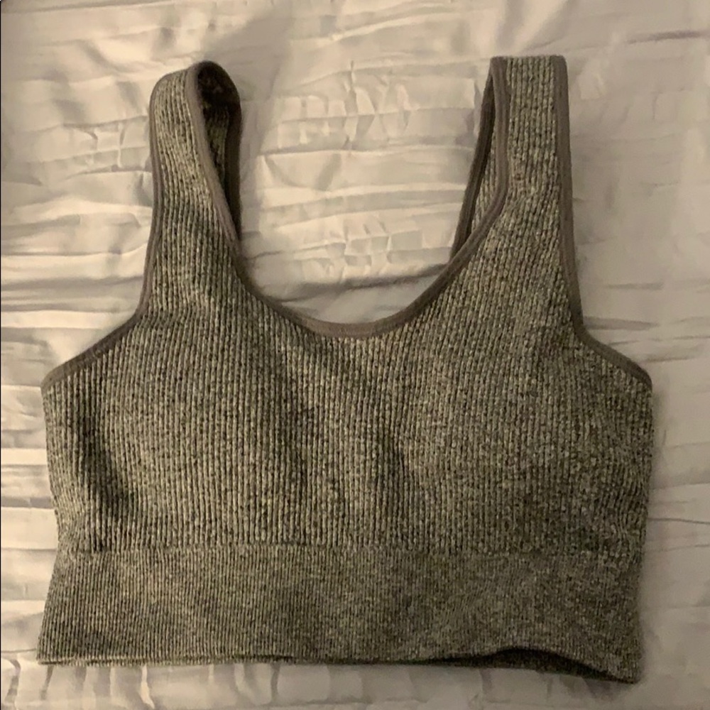 Gray chill play move sports bra